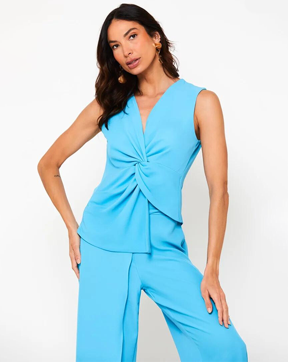 Blusa Regata Laço de Versalhes