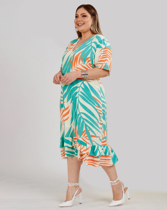 Vestido Feminino Estampado Florescer