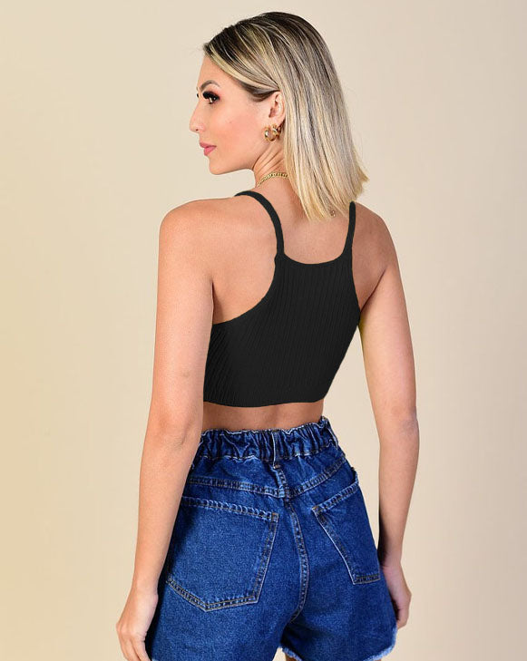 Top Tricot Alcinha